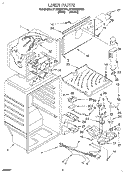 LINER Diagram and Parts List for ET18NMXDW01  Whirlpool Refrigerator
