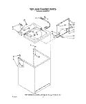 TOP AND CABINET , LIT/OPTIONAL Diagram and Parts List for LA6040XTM1  Whirlpool Washer