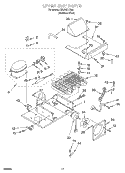 UPPER UNIT Diagram and Parts List for KSSS42FJX00  KitchenAid Refrigerator