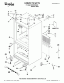 Part Location Diagram of W10308621 Whirlpool TECH SHEET