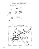 WIRING HARNESS Diagram and Parts List for LBV5133AW0  Whirlpool Washer
