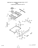 MAIN TOP Diagram and Parts List for F8958W0  Roper Range
