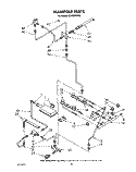 MANIFOLD Diagram and Parts List for SE960PEPW5  Whirlpool Range