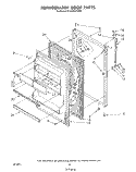 REFRIGERATOR, LIT/OPTIONAL Diagram and Parts List for ET18HKXTF00  Whirlpool Refrigerator