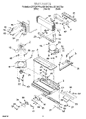 UNIT Diagram and Parts List for KBRS22KFWH0  Whirlpool Refrigerator