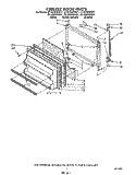FREEZER DOOR Diagram and Parts List for ET16ZKYWG01  Whirlpool Refrigerator