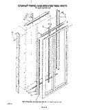 CABINET TRIMS AND BREAKER TRIM Diagram and Parts List for KSRF42DTX00  KitchenAid Refrigerator