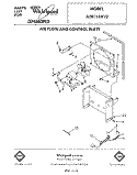 SECTION Diagram and Parts List for AD0152XV2  Whirlpool Dehumidifier