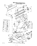 TOP AND CABINET Diagram and Parts List for LA7900XPW1  Whirlpool Washer