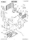 UNIT PARTS Diagram and Parts List for CA18WYP0  Crosley Air Conditioner