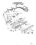 CONTROL Diagram and Parts List for ED20PKXAN02  Whirlpool Refrigerator