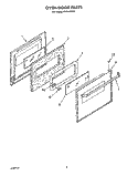 Part Location Diagram of 4157148 Whirlpool Seal, Door (sold individually, 2 recommended) (Side)
