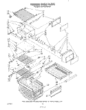 FREEZER SHELF Diagram and Parts List for KSRT26DTPL00  Whirlpool Refrigerator