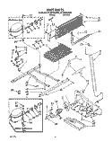 UNIT Diagram and Parts List for ET25PKXXN00  Whirlpool Refrigerator