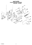 UNIT PARTS Diagram and Parts List for KURS24RSBS01  KitchenAid Refrigerator