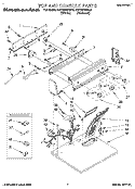 Part Location Diagram of 3396232 Whirlpool Harness, Gas