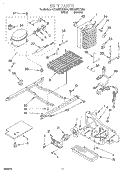 UNIT Diagram and Parts List for 8ED20ZKXDN03  Whirlpool Refrigerator