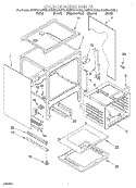 OVEN CHASSIS Diagram and Parts List for KGRT507GBL0  KitchenAid Range