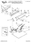 Part Location Diagram of 3405110 Whirlpool KNOB,TIMER WHITE