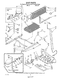 UNIT Diagram and Parts List for ET22DMXWN00  Whirlpool Refrigerator