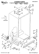 Part Location Diagram of 2311815 Whirlpool Service & Wiring Sheet