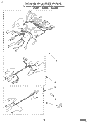 WIRING HARNESS Diagram and Parts List for KEBS208BBL1  KitchenAid Wall Oven
