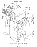 CABINET Diagram and Parts List for ET18JKXRWR1  Whirlpool Refrigerator