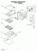 INTERNAL OVEN PARTS Diagram and Parts List for KEBU107SSS02  KitchenAid Wall Oven