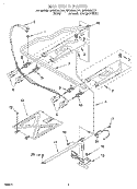 MANIFOLD Diagram and Parts List for SF310BEGN1  Whirlpool Range