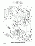CHASSIS PARTS Diagram and Parts List for YKERS206XS1  KitchenAid Range