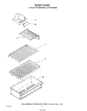 SHELF Diagram and Parts List for ET14JMYSG03  Whirlpool Refrigerator
