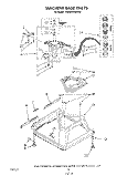 MACHINE BASE Diagram and Parts List for KAWE660WAL0  KitchenAid Washer