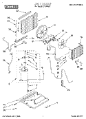 UNIT, LITERATURE Diagram and Parts List for CA10WR43  Whirlpool Air Conditioner