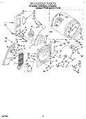 SECTION Diagram and Parts List for LEC6848AZ2  Whirlpool Dryer