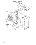 CONTAINER Diagram and Parts List for NC800EV1  Whirlpool Trash Compactor