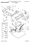 SECTION Diagram and Parts List for KEYW777BWH2  KitchenAid Dryer