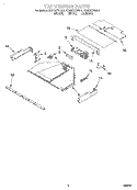 TOP VENTING, OPTIONAL Diagram and Parts List for KEBS277DAL4  KitchenAid Wall Oven