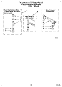 WATER SYSTEM Diagram and Parts List for RAB5133DL0  Roper Washer