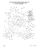 OVEN DOOR Diagram and Parts List for 2893W0A  Roper Range