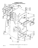 CABINET Diagram and Parts List for ET16JKXRWR3  Whirlpool Refrigerator