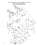 BURNER Diagram and Parts List for 1872W1A  Roper Range