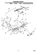 CONTROL PARTS Diagram and Parts List for GS6SHEXML00  Whirlpool Refrigerator