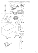 OPTIONAL Diagram and Parts List for ACM214XK0  Whirlpool Air Conditioner