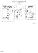 WATER SYSTEM Diagram and Parts List for LSW9245EQ0  Whirlpool Washer