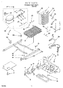 UNIT Diagram and Parts List for 7ED20TKXDN01  Whirlpool Refrigerator