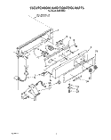 ESCUTCHEON AND CONTROL Diagram and Parts List for KUIS185S1  KitchenAid Ice Maker