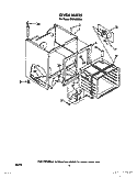 SECTION Diagram and Parts List for RF3105XXW1  Whirlpool Range