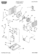 UNIT, LITERATURE Diagram and Parts List for X05002F00  Roper Air Conditioner