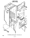 LINER Diagram and Parts List for EJT144XKWR0  Whirlpool Refrigerator