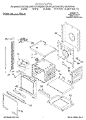 OVEN Diagram and Parts List for KEBS107DBS6  KitchenAid Wall Oven